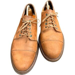 Vintage Dexter Men's Tan Leather Derby Lace Up Oxford 12 M